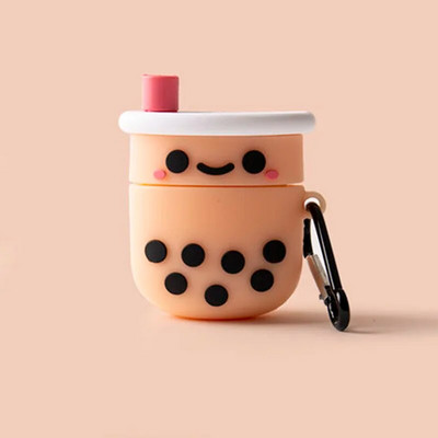 Slatki crtani pingvin s mlijekom i čajem Silikonske maske za Apple Airpods 1 2 3 Pro Poklopac za punjenje bežičnih slušalica za Airpods Case Box