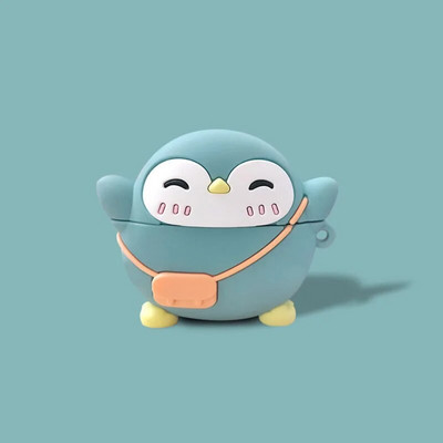 Slatki crtani pingvin s mlijekom i čajem Silikonske maske za Apple Airpods 1 2 3 Pro Poklopac za punjenje bežičnih slušalica za Airpods Case Box