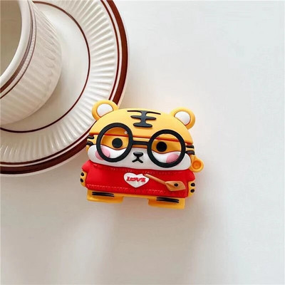 3D Cat Paw karikatūra silikona austiņu maciņš priekš Apple Airpods Pro 3 bezvadu Bluetooth austiņu aizsargvāciņš Sweet Cute Anti-Lost