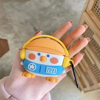 3D Cat Paw karikatūra silikona austiņu maciņš priekš Apple Airpods Pro 3 bezvadu Bluetooth austiņu aizsargvāciņš Sweet Cute Anti-Lost