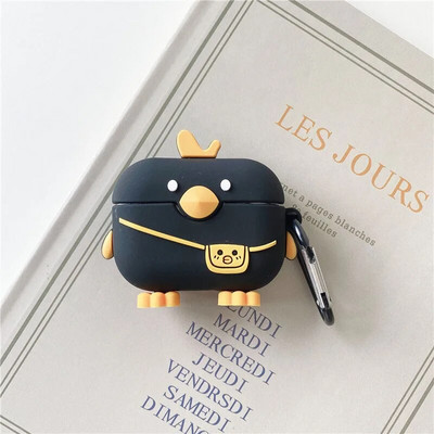 3D Cat Paw karikatūra silikona austiņu maciņš priekš Apple Airpods Pro 3 bezvadu Bluetooth austiņu aizsargvāciņš Sweet Cute Anti-Lost