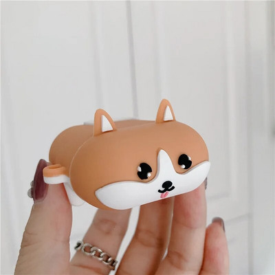 3D Cat Paw karikatūra silikona austiņu maciņš priekš Apple Airpods Pro 3 bezvadu Bluetooth austiņu aizsargvāciņš Sweet Cute Anti-Lost