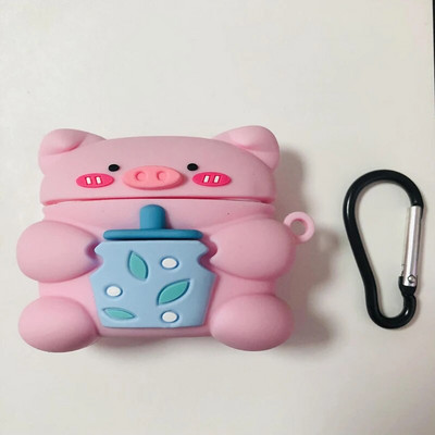 3D Cat Paw karikatūra silikona austiņu maciņš priekš Apple Airpods Pro 3 bezvadu Bluetooth austiņu aizsargvāciņš Sweet Cute Anti-Lost