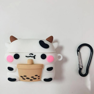 3D Cat Paw karikatūra silikona austiņu maciņš priekš Apple Airpods Pro 3 bezvadu Bluetooth austiņu aizsargvāciņš Sweet Cute Anti-Lost