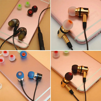12 бр. Универсални 3,8 мм слушалки за поставяне в ушите Слушалки Меки силиконови накрайници за уши Резервни гумени подложки за уши Възглавница Аксесоари за слушалки