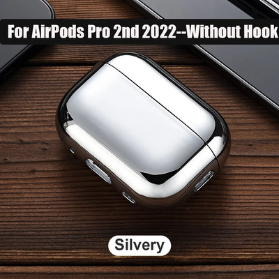 Apšuvuma raksta aizsargājošs austiņu futrālis Airpods Pro 2 2nd usb c 2023 Hard PC Shell for Airpods 3 1 2 Charging Box Cover