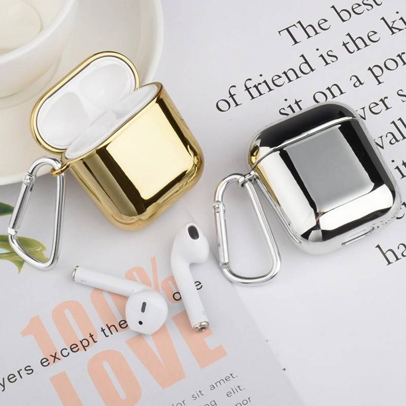 Apšuvuma raksta aizsargājošs austiņu futrālis Airpods Pro 2 2nd usb c 2023 Hard PC Shell for Airpods 3 1 2 Charging Box Cover