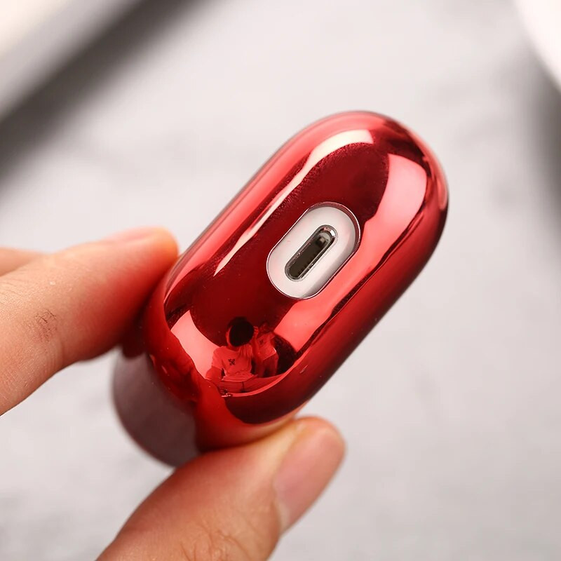 Apšuvuma raksta aizsargājošs austiņu futrālis Airpods Pro 2 2nd usb c 2023 Hard PC Shell for Airpods 3 1 2 Charging Box Cover