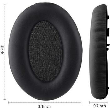 1 ζεύγος ανταλλακτικών μαξιλαριών αυτιών Αφρώδες μαξιλαράκια αυτιών για ακουστικά Sony WH-1000XM3 Ακουστικά WH1000XM3 WH 1000 XM3 Ακουστικά με μανίκια ακουστικών