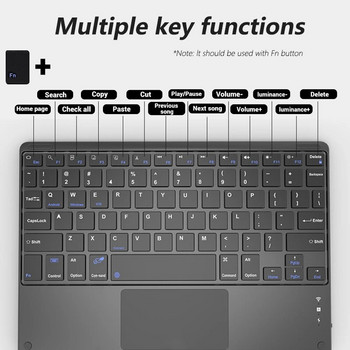 Тъчпад Bluetooth безжична клавиатура за IOS Android Windows Bluetooth клавиатура за iPad Samsung XIAOMI HUAWEI Клавиатура за таблет