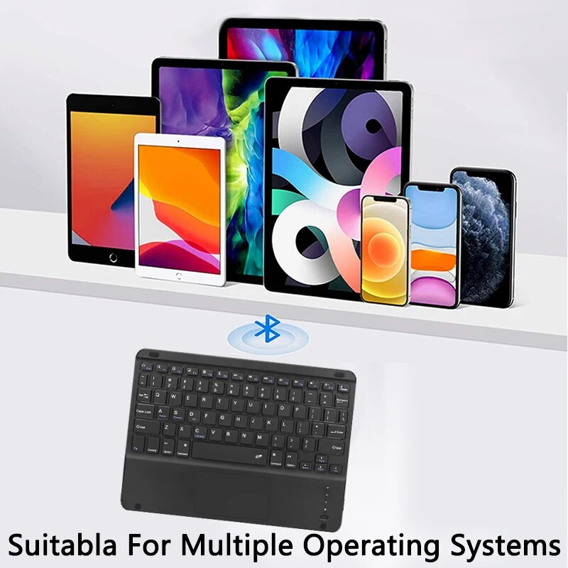 Ασύρματο πληκτρολόγιο Bluetooth για IOS Android Windows Πληκτρολόγιο Bluetooth για iPad Πληκτρολόγιο tablet Samsung XIAOMI HUAWEI