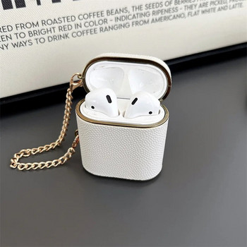 Луксозен кожен калъф за слушалки за Apple Airpods Pro 2 3 1 Силиконови сладки калъфи за зареждане на слушалки за Airpod 3 Funda