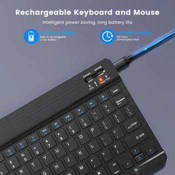 Ασύρματο πληκτρολόγιο Πληκτρολόγιο συμβατό με Bluetooth για Android IOS Windows Mini 78-Key Keybaord Gaming για υπολογιστή iPad Tablet Keyboards