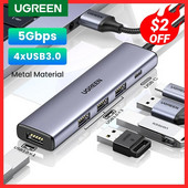 UGREEN USB C Hub 4 Θύρες USB Type C σε USB 3.0 Hub Splitter Adapter για MacBook Pro iPad Pro Samsung Galaxy Note 10 S10 USB Hub