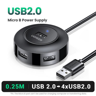 UGREEN USB C Hub 4 Θύρες USB Type C σε USB 3.0 Hub Splitter Adapter για MacBook Pro iPad Pro Samsung Galaxy Note 10 S10 USB Hub