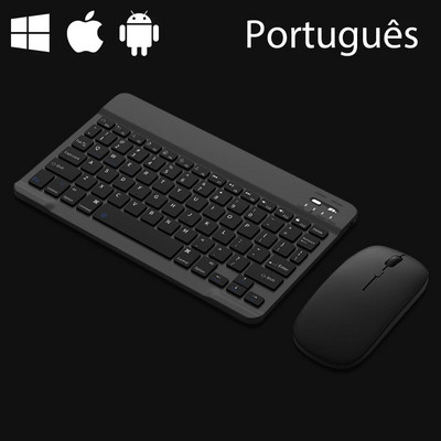 Πληκτρολόγιο Bluetooth για IOS Android Ασύρματο πληκτρολόγιο Windows για Tablet Αξεσουάρ Tablet Mobile για iPad Samsung Tab Mouse