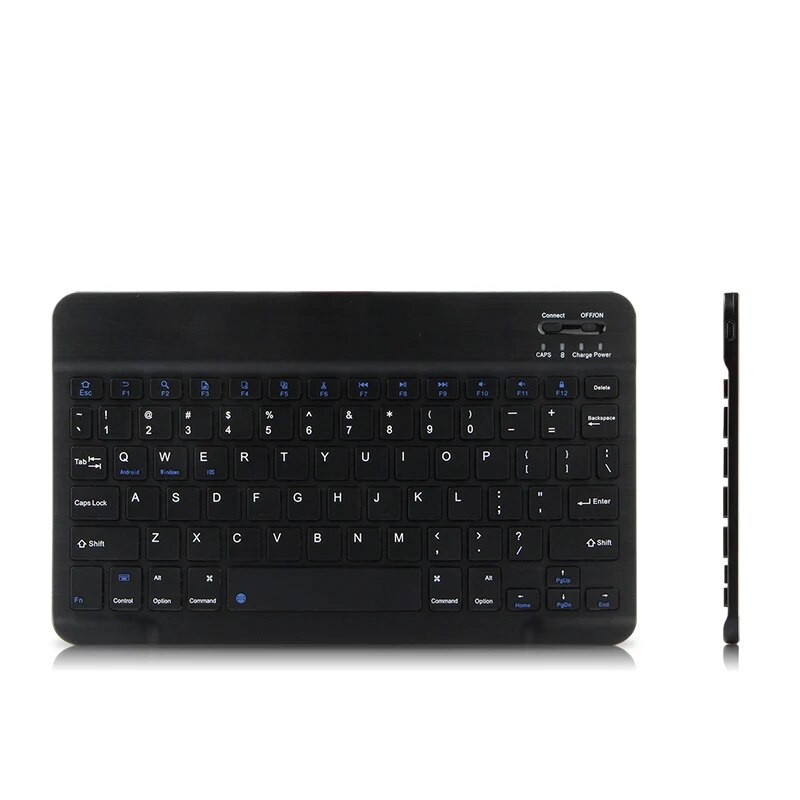 AJIUYU mini Bluetooth tastatūra bezvadu tastatūra, uzlādējama tālrunim planšetdatoram Huawei Xiaomi Samsung Android operētājsistēmai Windows