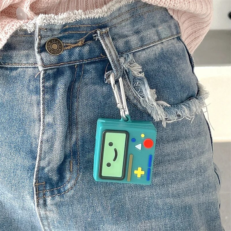 Samsung Galaxy Buds pro Buds Live Buds 2 Buds2 pro laadimiskastile, armsa multifilmimängu konsooli silikoonist kõrvaklappide ümbris koos rõngaga