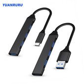 Hub USB 3.0 Hub USB 4 porturi Splitter tip c de mare viteză 5Gbps pentru PC Accesorii computer HUB multiport 4 porturi USB 3.0 2.0