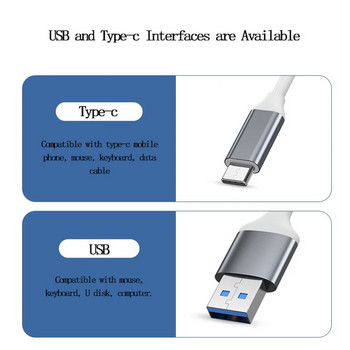 USB 3.0 Hub USB Hub 4 Port High Speed Type c Splitter 5Gbps Για Αξεσουάρ υπολογιστή υπολογιστή Multiport HUB 4 USB 3.0 2.0 Ports