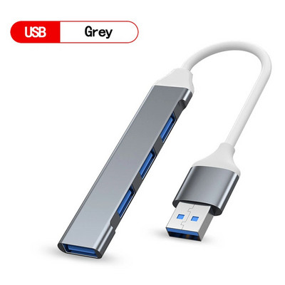 Hub USB 3.0 Hub USB 4 porturi Splitter tip c de mare viteză 5Gbps pentru PC Accesorii computer HUB multiport 4 porturi USB 3.0 2.0