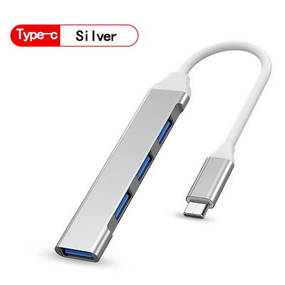 Hub USB 3.0 Hub USB 4 porturi Splitter tip c de mare viteză 5Gbps pentru PC Accesorii computer HUB multiport 4 porturi USB 3.0 2.0