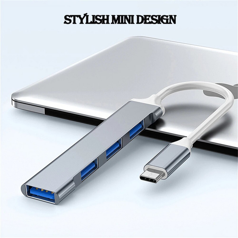 USB 3.0 Hub USB Hub 4 priključka High Speed Type c Splitter 5Gbps Za PC Računalna oprema Multiport HUB 4 USB 3.0 2.0 priključka