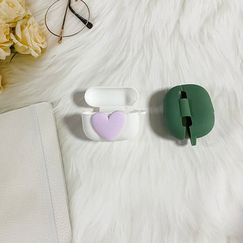 За JBL TUNE BEAM Case Cute Love Earphone Silicone Cover with WristChain Lanyard case for JBL tune beam cover fudnas