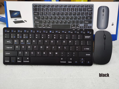 Ασύρματο πληκτρολόγιο Bluetooth Σετ ποντικιού Ασύρματα επαναφορτιζόμενα Combo Silent ποντίκια για φορητό υπολογιστή Android IOS IPAD, υπολογιστή Windows