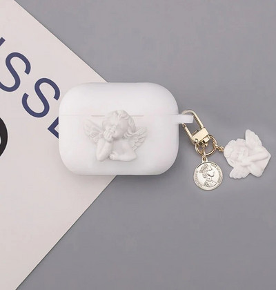 Pentru JBL Wave Beam/TUNE BEAM Husă Angel Pearl Chain Huse pentru căști din silicon pentru jbl TUNE BEAM Cutie de accesorii