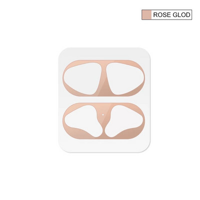 Metāla putekļu aizsarguzlīme Apple AirPods 1 2 korpusam Putekļu necaurlaidīga aizsarguzlīme Ādas aizsargs AirPods 2 1 piederumiem