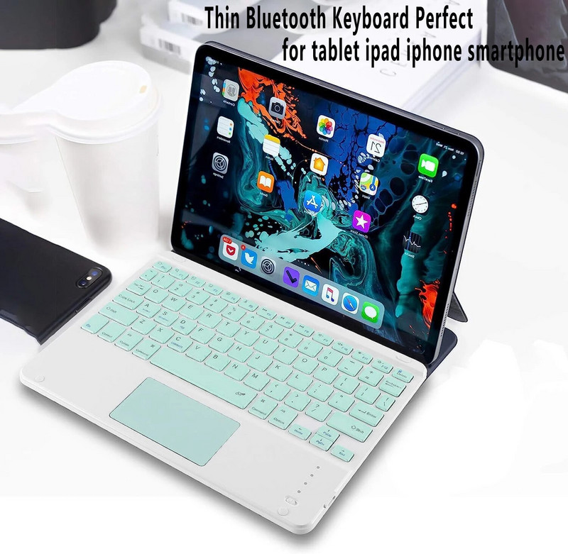 Ebreju tastatūra ipad 10.2 7th 8th 9th 10.5 Air 3 4 5 Pro 11 Samsung Tab S9 FE S9 S8 S7 A9+ A8 A7 Lenovo P11 Pro Xiaomi Pad 6