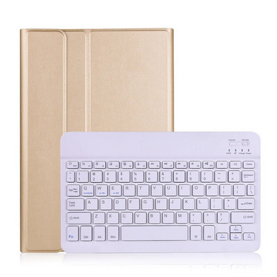 Pentru Samsung Galaxy Tab S6 10.5 SM-T860 SM-T865 Husă cu tastatură fără fir Bluetooth cu suport pentru stilou Husă de protecție din piele pentru tabletă
