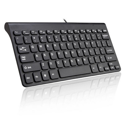 Izturīga īpaši plāna mini vadu tastatūra USB ūdensizturīga mājas biroja pele Tastatūras kombinētais komplekts personālajam galddatoram klēpjdatoram