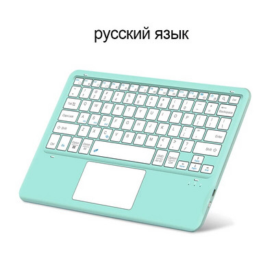 Puuteplaadiga klaviatuur iPadile Xiaomi Samsung HUAWEI Telefon Tahvelarvuti Sülearvutid Ultra Thin Wireless BT klaviatuur Android IOS Windowsi jaoks