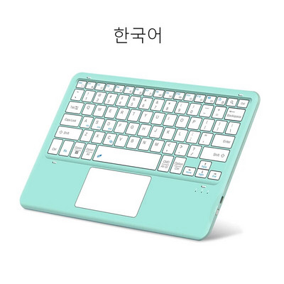 Puuteplaadiga klaviatuur iPadile Xiaomi Samsung HUAWEI Telefon Tahvelarvuti Sülearvutid Ultra Thin Wireless BT klaviatuur Android IOS Windowsi jaoks