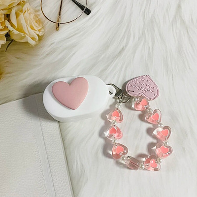Για Redmi Buds 4 lite Case Cute Love Earphone Κάλυμμα σιλικόνης redmi buds 4lite κάλυμμα με WristChain Lanyard Case Fundas