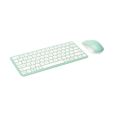 78 taustiņu 2,4 g bezvadu tastatūras un peles komplekts Daudzvalodu angļu vācu franču spāņu bezvadu tastatūra un pele Electroni