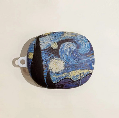 Θήκη ακουστικών Ins Fashion Retro Oil Painting Flowers για Προστατευτικό κάλυμμα ακουστικών Redmi Buds 4 Lite Hard Frosted