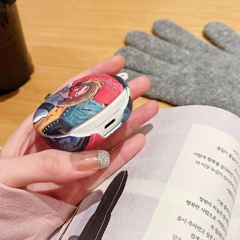 Θήκη ακουστικών Ins Fashion Retro Oil Painting Flowers για Προστατευτικό κάλυμμα ακουστικών Redmi Buds 4 Lite Hard Frosted