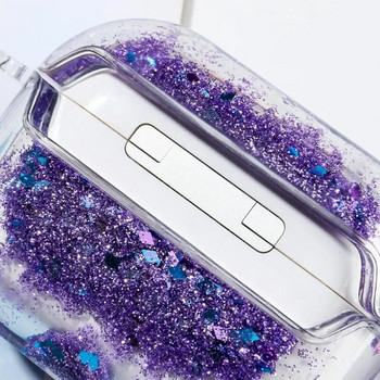 Θήκη ακουστικών Glitter Liquid Quicksand για σκληρά ακουστικά για Apple Airpod Pro 2 3 1 γενιάς Κάλυμμα ακουστικών για Αξεσουάρ Air Pods Pro2