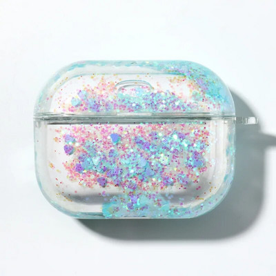 Θήκη ακουστικών Glitter Liquid Quicksand για σκληρά ακουστικά για Apple Airpod Pro 2 3 1 γενιάς Κάλυμμα ακουστικών για Αξεσουάρ Air Pods Pro2
