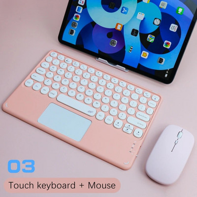 Za iPad tipkovnicu bežični miš za iPad Pro 11 2020 2021 Pro 12.9 Air 4 10.2 iPad th Generation Air 2 Pro 9.7 iPad 2 Teclado