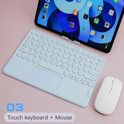 Za iPad tipkovnicu bežični miš za iPad Pro 11 2020 2021 Pro 12.9 Air 4 10.2 iPad th Generation Air 2 Pro 9.7 iPad 2 Teclado