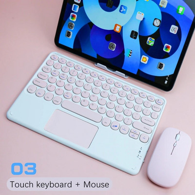 Za iPad tipkovnicu bežični miš za iPad Pro 11 2020 2021 Pro 12.9 Air 4 10.2 iPad th Generation Air 2 Pro 9.7 iPad 2 Teclado