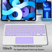 Tastatură fără fir cu touchpad pentru dispozitive tablete reîncărcabile Apple Xiaomi Huawei Samsung Bluetooth pentru telefon mobil iPad