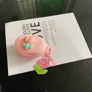 Νέο για Xiaomi Redmi AirDots Θήκη Redmi Buds 4 Lite Cute Bear Flower Keychain σιλικόνης Κάλυμμα ακουστικών AirDots 2 Case buds3