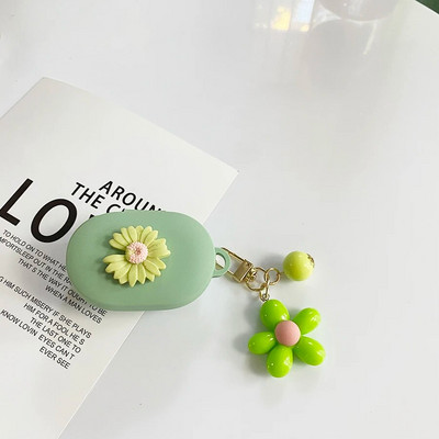 Νέο για Xiaomi Redmi AirDots Θήκη Redmi Buds 4 Lite Cute Bear Flower Keychain σιλικόνης Κάλυμμα ακουστικών AirDots 2 Case buds3