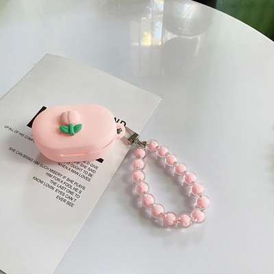 Νέο για Xiaomi Redmi AirDots Θήκη Redmi Buds 4 Lite Cute Bear Flower Keychain σιλικόνης Κάλυμμα ακουστικών AirDots 2 Case buds3