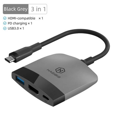 Hagibis Switch Dock Dock TV pentru Nintendo Switch Stație de andocare portabilă USB C la 4K Hub USB 3.0 compatibil HDMI pentru Macbook Pro